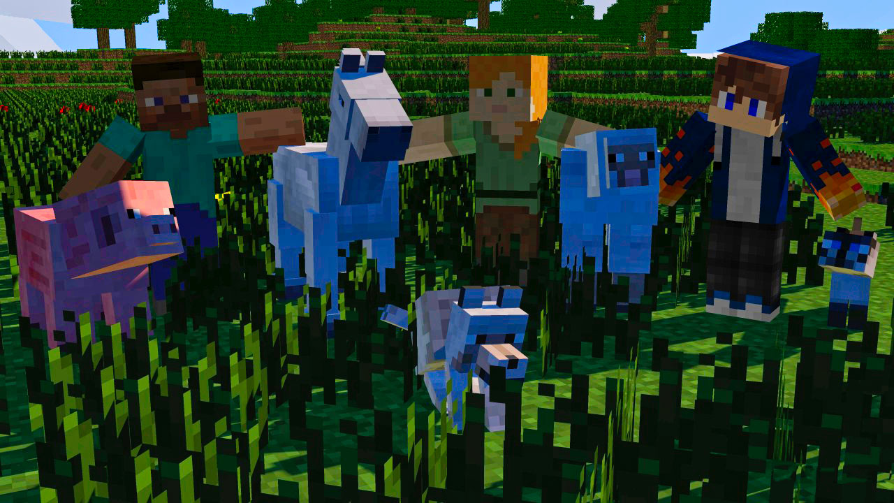 Minecraft - Friends and Mobs