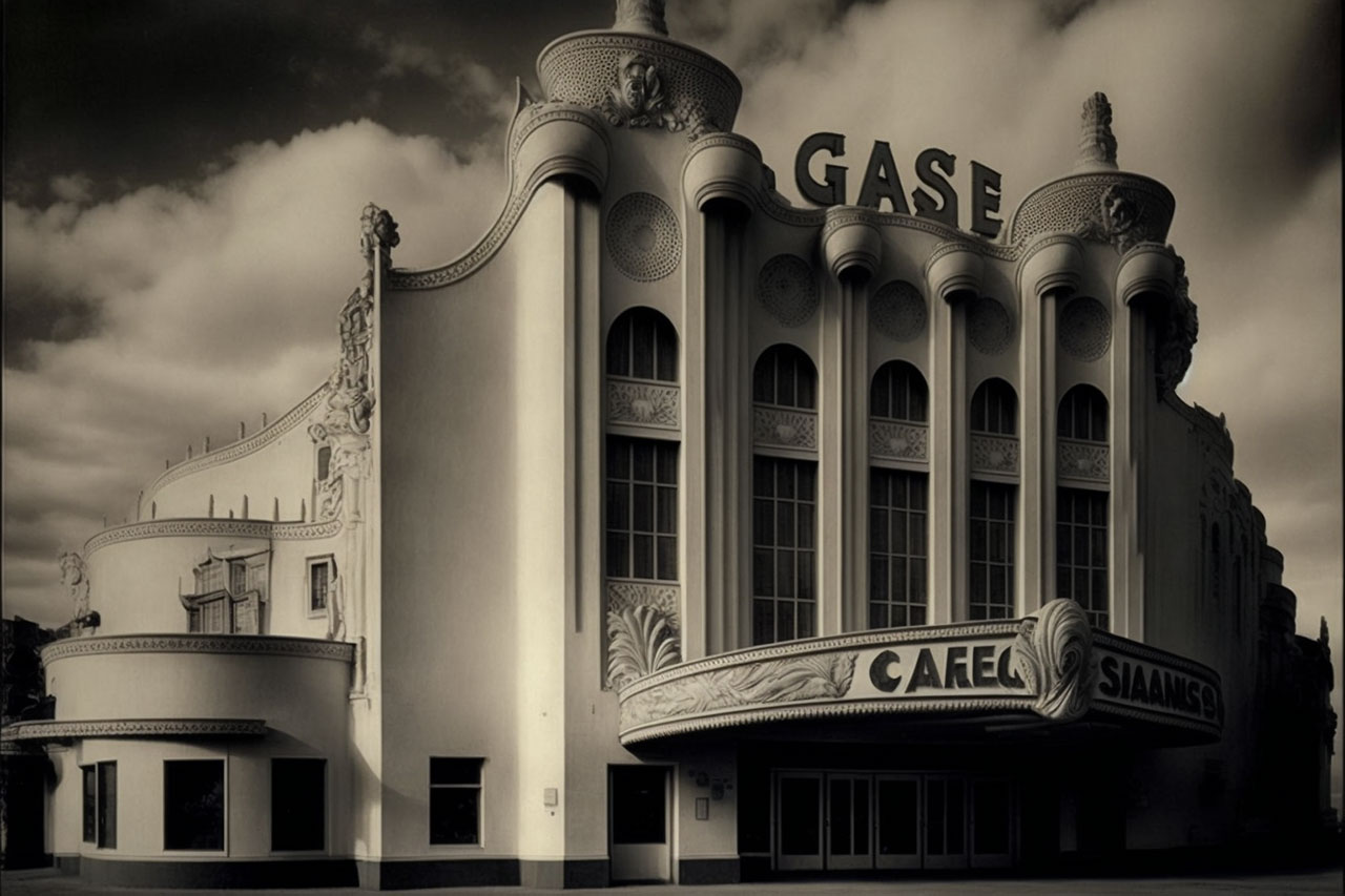 Old photo of casino exterior